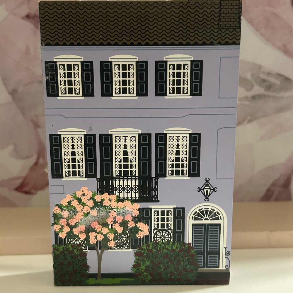 Rainbow row 97 east bay. Shelia's Collectible Plaque. 1997. Vintage. Rare